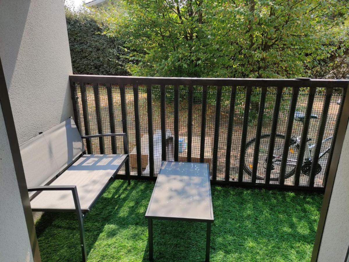 Superbe Appartement En Rez-De-Jardin A Lanton Exteriör bild