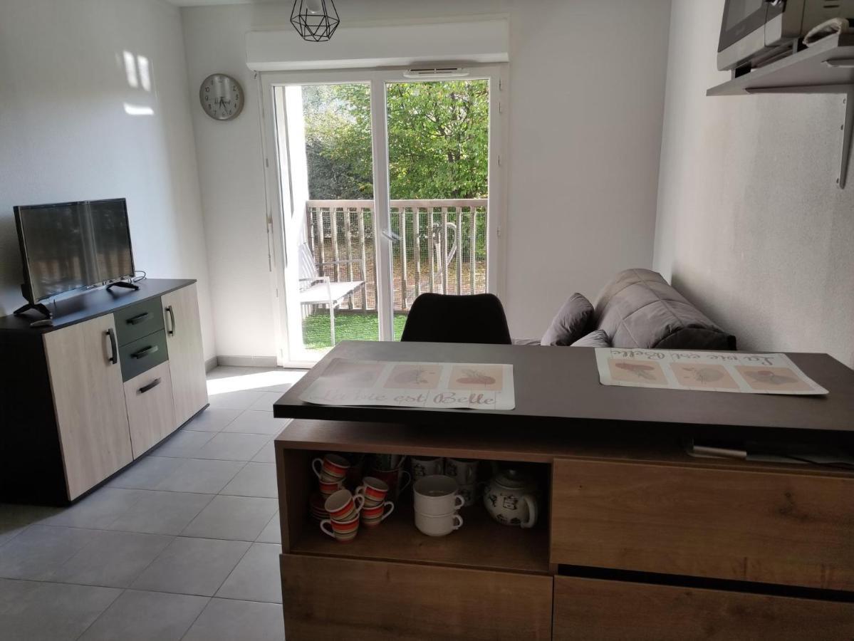 Superbe Appartement En Rez-De-Jardin A Lanton Exteriör bild